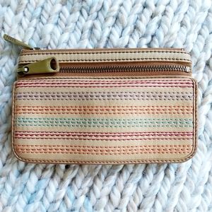 🗝Fossil Explorer Tan Leather w/Colored Stitch Strip